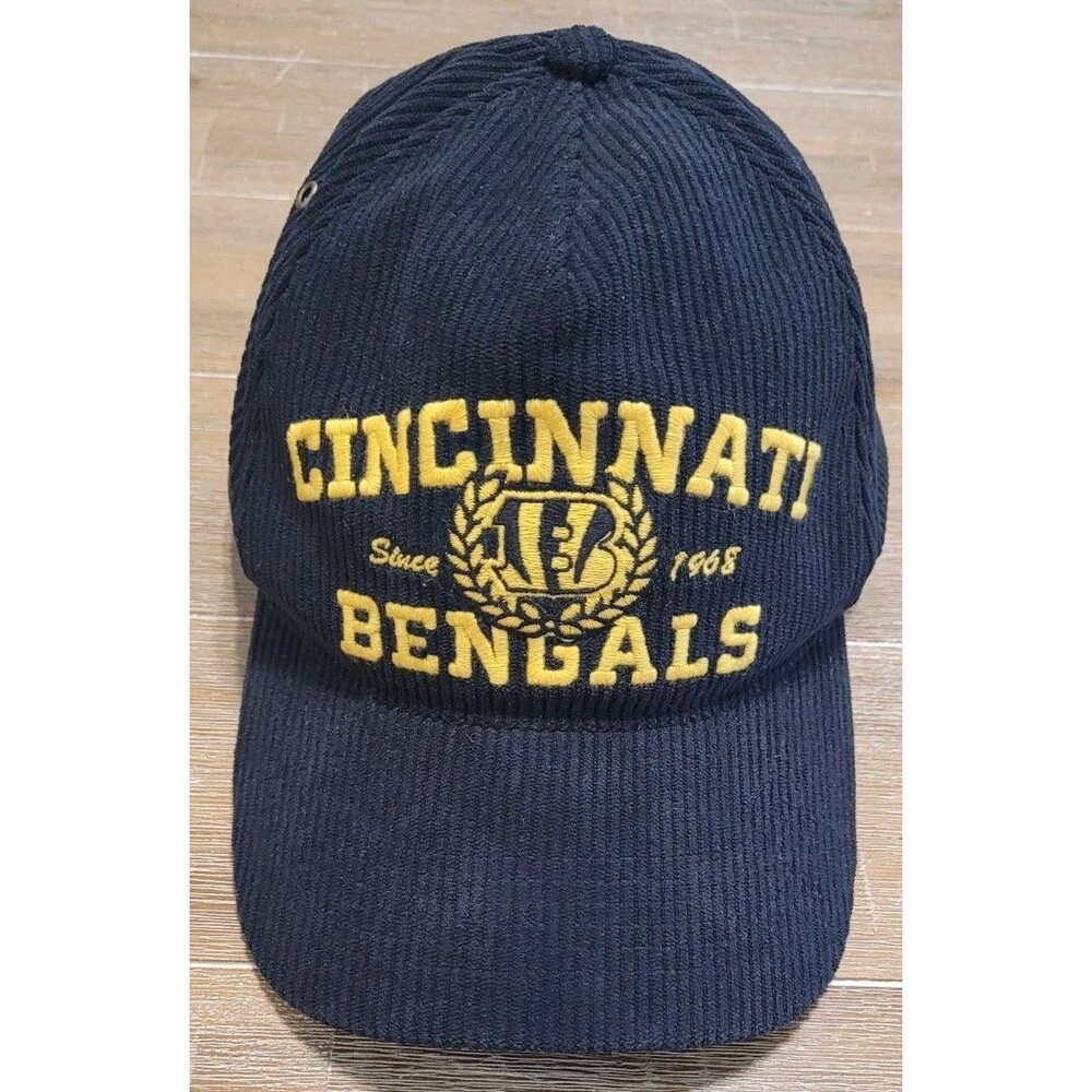 Cincinnati Bengals Black Corduroy Hat ‘47 Hitch Laurus Relaxed Fit Snapback Cap